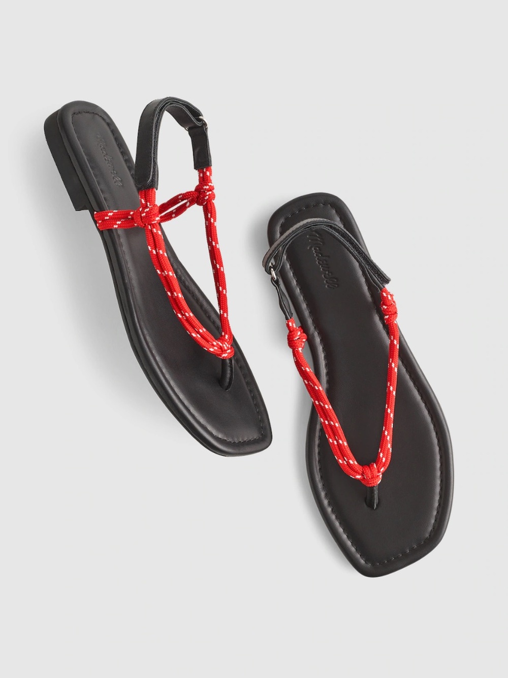Madewell The Aliyah Thong Sandal in Paracord OA561 Size 6 New $98 MSRP